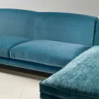Ecksofa Design klassischen Luxus, hergestellt in Italien, Narciso Viadurini