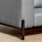 5-Sitzer-Außenecksofa aus Aluminium, 3 Ausführungen, Luxus – Filomena Viadurini