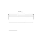 Modulares Outdoor-Sofa aus gepolstertem Stoff, hergestellt in Italien – Rubik Viadurini