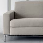 Sofa mit Bettöffnung aus Metall und Polyurethan Made in Italy - Folle Viadurini