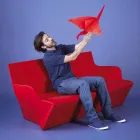 Rutsche mit Armlehnen Rutsche Kami Yon farbiges Design made in Italy Viadurini