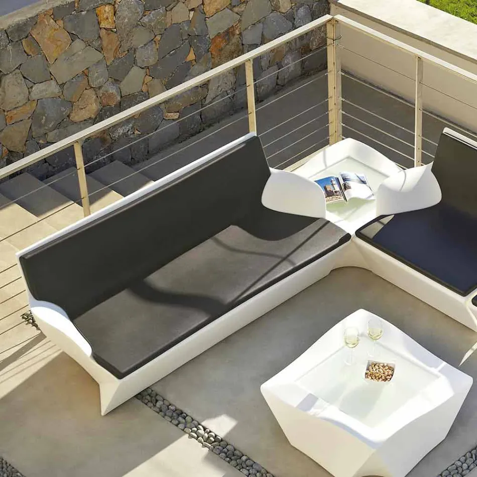 Rutsche mit Armlehnen Rutsche Kami Yon farbiges Design made in Italy Viadurini