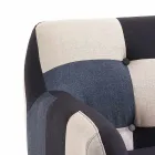 2- oder 3-Sitzer-Sofa aus mehrfarbigem Stoff – Kobalt Viadurini