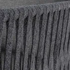 Outdoor-Sofa aus Aluminium und Seil mit Stoffkissen, Homemotion – Shama Viadurini