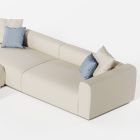 Modulares Outdoor-Sofa aus wasserabweisendem Stoff Made in Italy - Bahias Viadurini