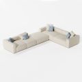 Modulares Outdoor-Sofa aus wasserabweisendem Stoff Made in Italy - Bahias