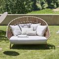 Outdoor-Sofa mit Kissen inklusive Made in Italy - Emmacross von Varaschin