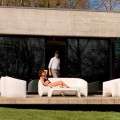 Modernes Outdoor-Sofa aus Polyethylenharz, Blow von Vondom
