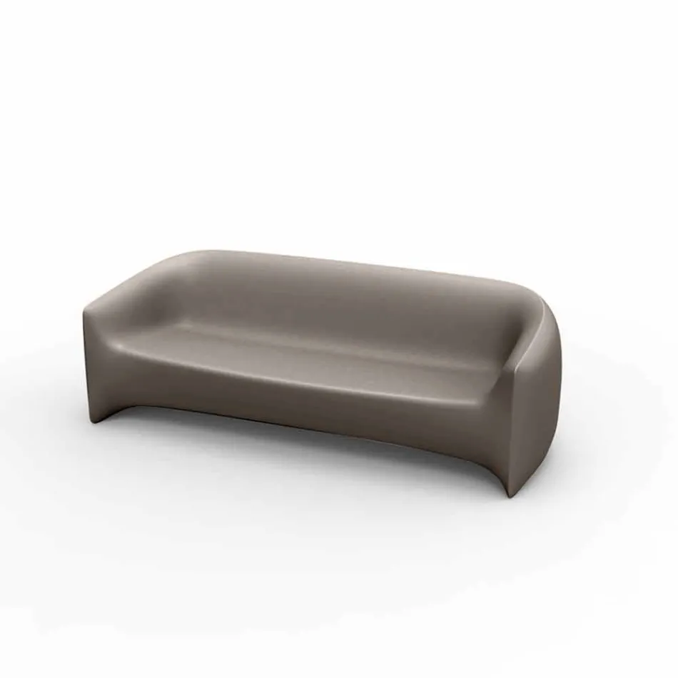 Design-Outdoor-Sofa aus Polyethylen-Harz Blow von Vondom Viadurini
