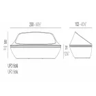 Outdoor-Sofa von Ufo by Vondom aus Polyethylenharz Viadurini