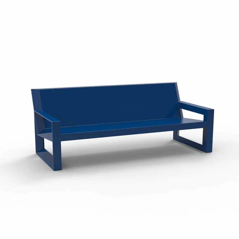 Frame by Vondom Outdoor-Sofa, aus Polyethylenharz, Design Viadurini