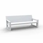 Frame by Vondom Outdoor-Sofa, aus Polyethylenharz, Design Viadurini