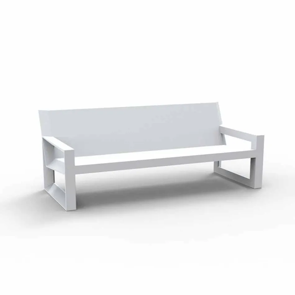 Frame by Vondom Outdoor-Sofa, aus Polyethylenharz, Design Viadurini