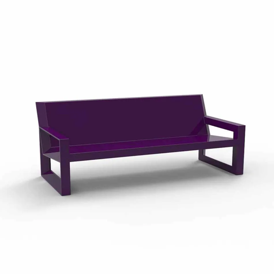 Frame by Vondom Outdoor-Sofa, aus Polyethylenharz, Design Viadurini