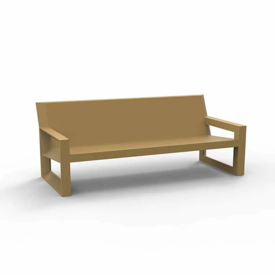 Frame by Vondom Outdoor-Sofa, aus Polyethylenharz, Design Viadurini