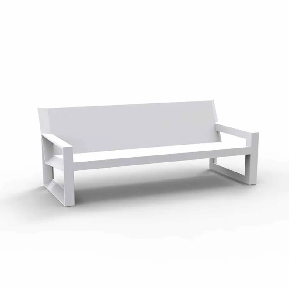 Frame by Vondom Outdoor-Sofa, aus Polyethylenharz, Design Viadurini