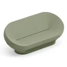 Gartensofa aus Polyethylen, erhältlich in verschiedenen Farben - Handtuch Viadurini