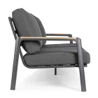 Outdoor-Sofa aus Stoff mit Aluminiumstruktur, Homemotion - Cara Viadurini
