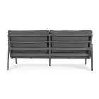 Outdoor-Sofa aus Stoff mit Aluminiumstruktur, Homemotion - Cara Viadurini