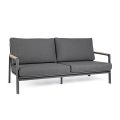 Outdoor-Sofa aus Stoff mit Aluminiumstruktur, Homemotion - Cara