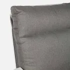 Outdoor-Sofa aus Stoff und Aluminium mit verstellbarer Rückenlehne - Nathy Viadurini