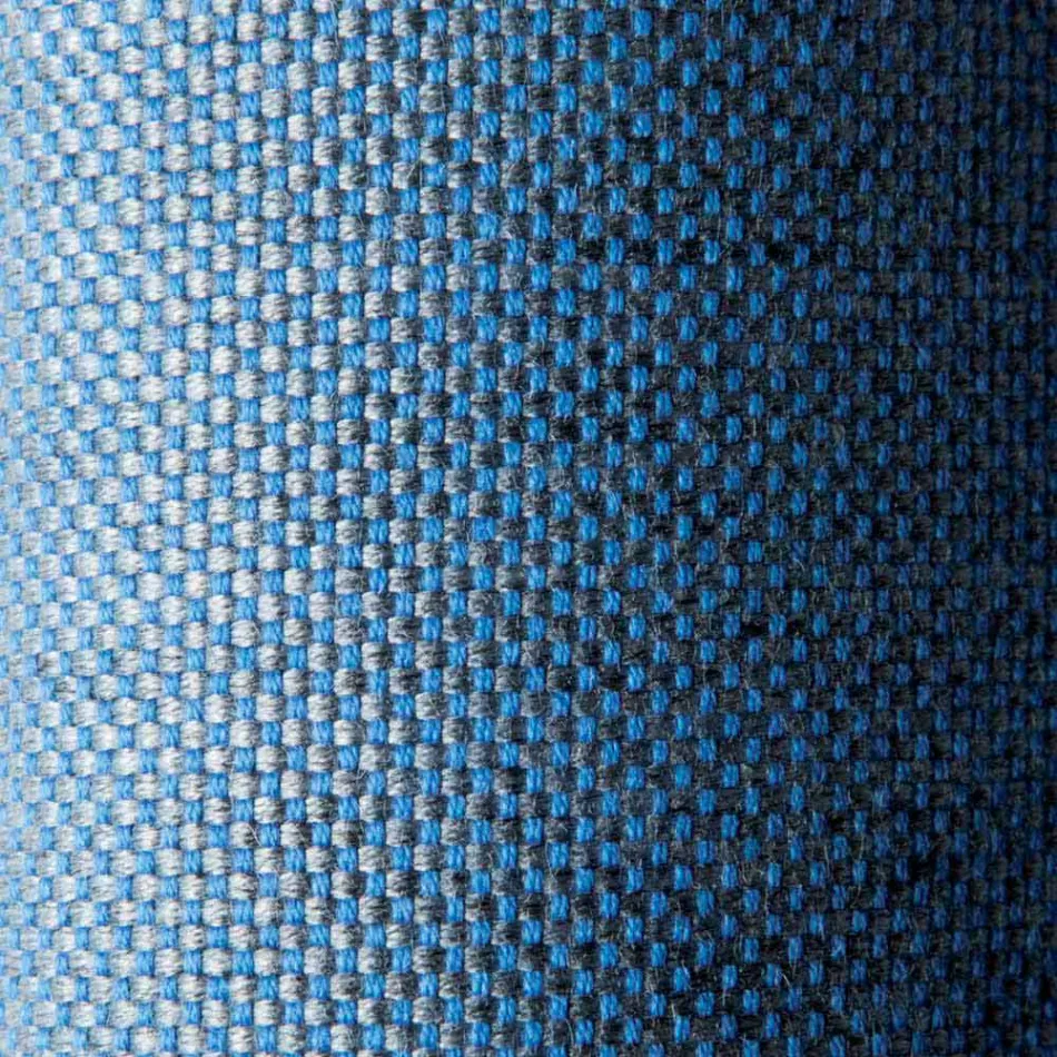 Modulares Ecksofa aus Metall und Stoff Made in Italy - Cola Viadurini