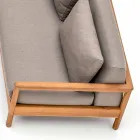 Modernes Varaschin Bali Außensofa mit gepolsterten Kissen Viadurini