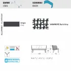 Modernes Varaschin Emma Gartensofa aus Stoff und Metall Viadurini