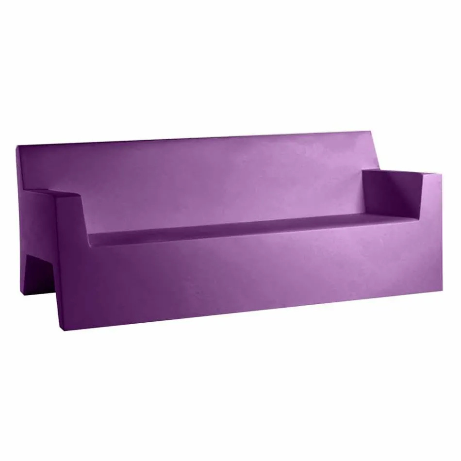 Jut by Vondom Gartensofa, aus Polyethylenharz, Design Viadurini