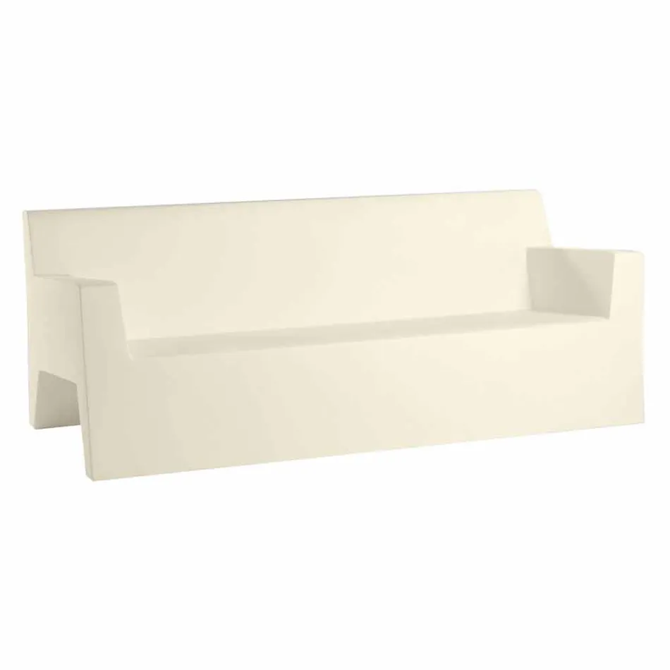 Jut by Vondom Gartensofa, aus Polyethylenharz, Design Viadurini