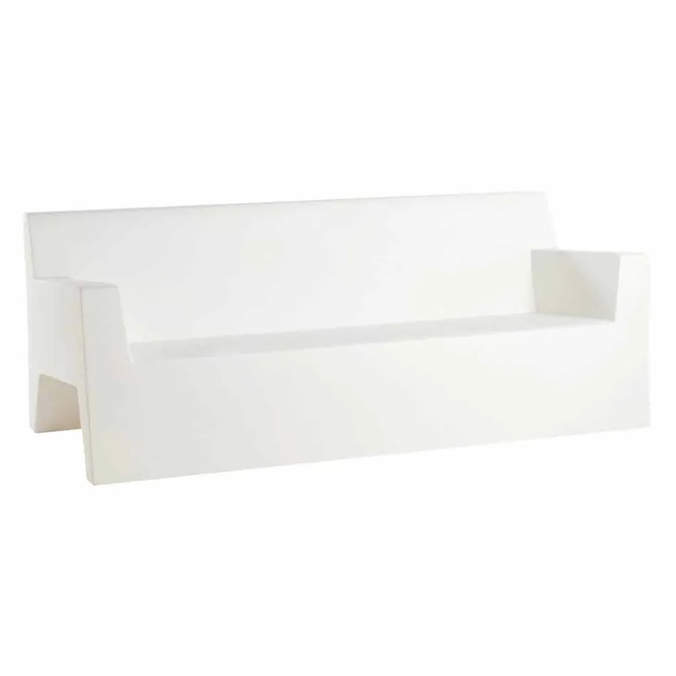 Jut by Vondom Gartensofa, aus Polyethylenharz, Design Viadurini