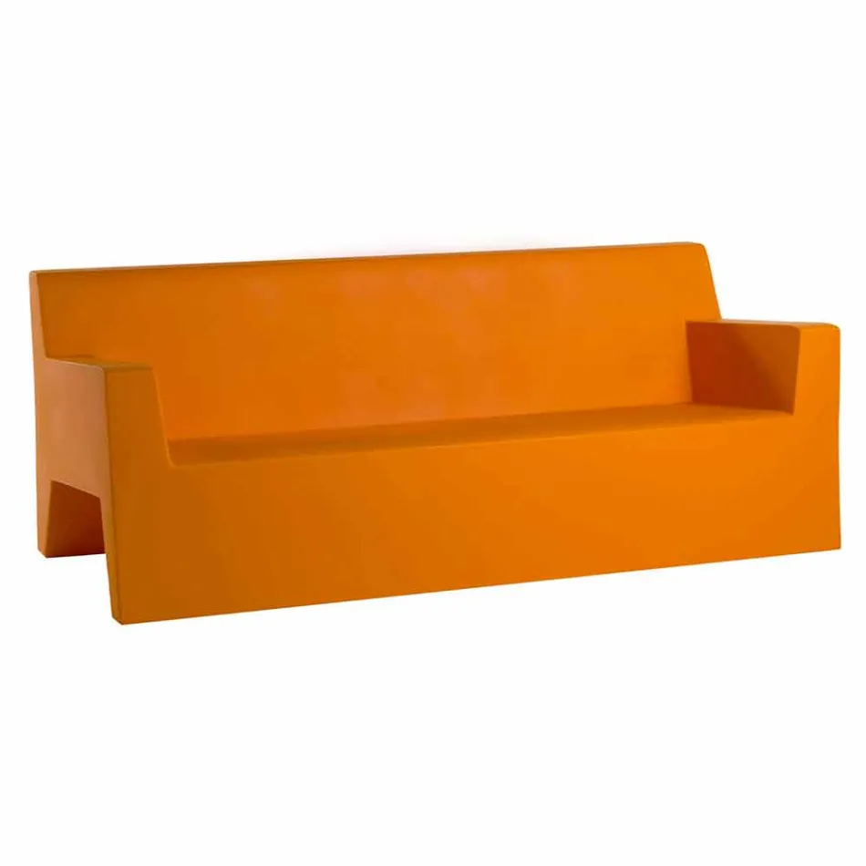 Jut by Vondom Gartensofa, aus Polyethylenharz, Design Viadurini