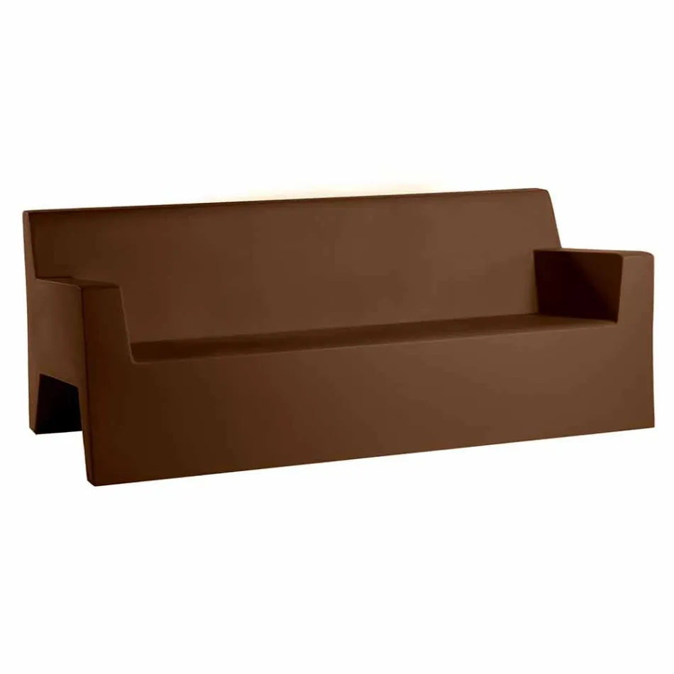 Jut by Vondom Gartensofa, aus Polyethylenharz, Design Viadurini