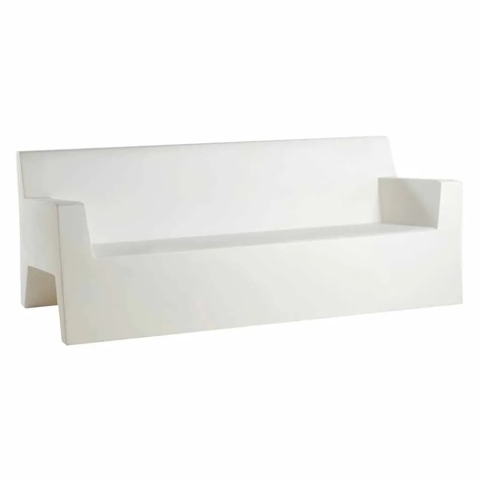 Jut by Vondom Gartensofa, aus Polyethylenharz, Design Viadurini