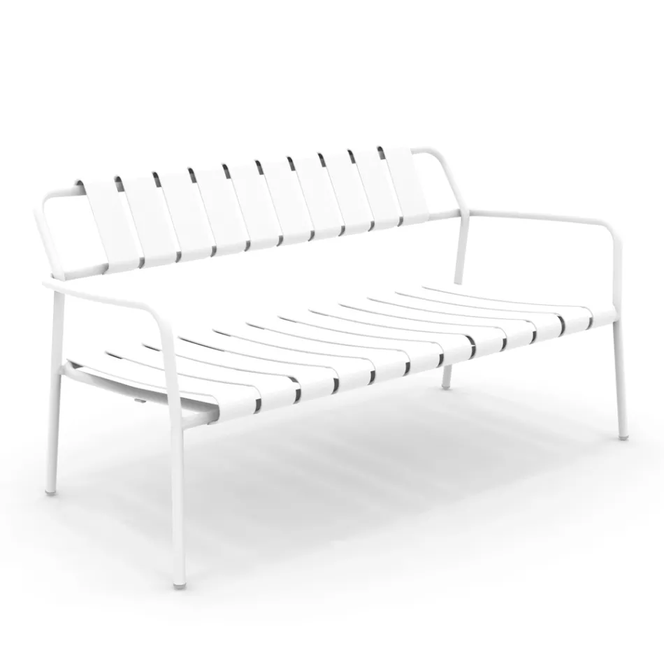 Gartensofa komplett aus Aluminium - Resplendent Viadurini