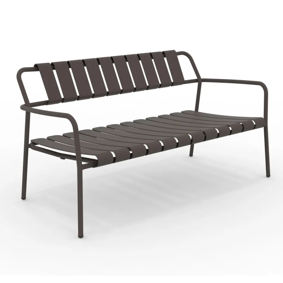 Gartensofa komplett aus Aluminium - Resplendent Viadurini