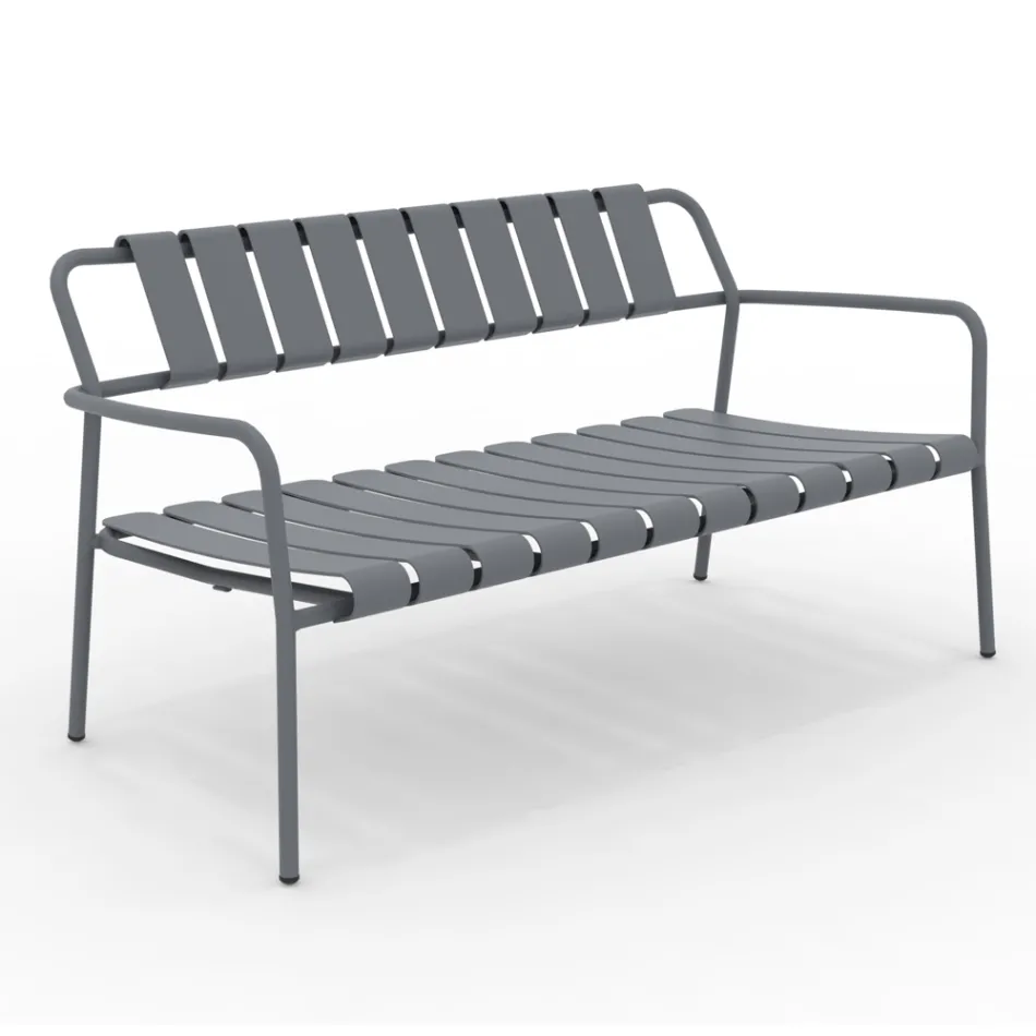 Gartensofa komplett aus Aluminium - Resplendent Viadurini