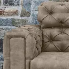 Innensofa mit verstellbarer Kopfstütze Made in Italy - Unleashed Viadurini