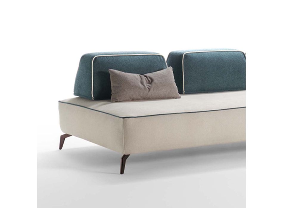 3-Sitzer-Sofa aus abnehmbarem Stoff Made in Italy - Mykonos