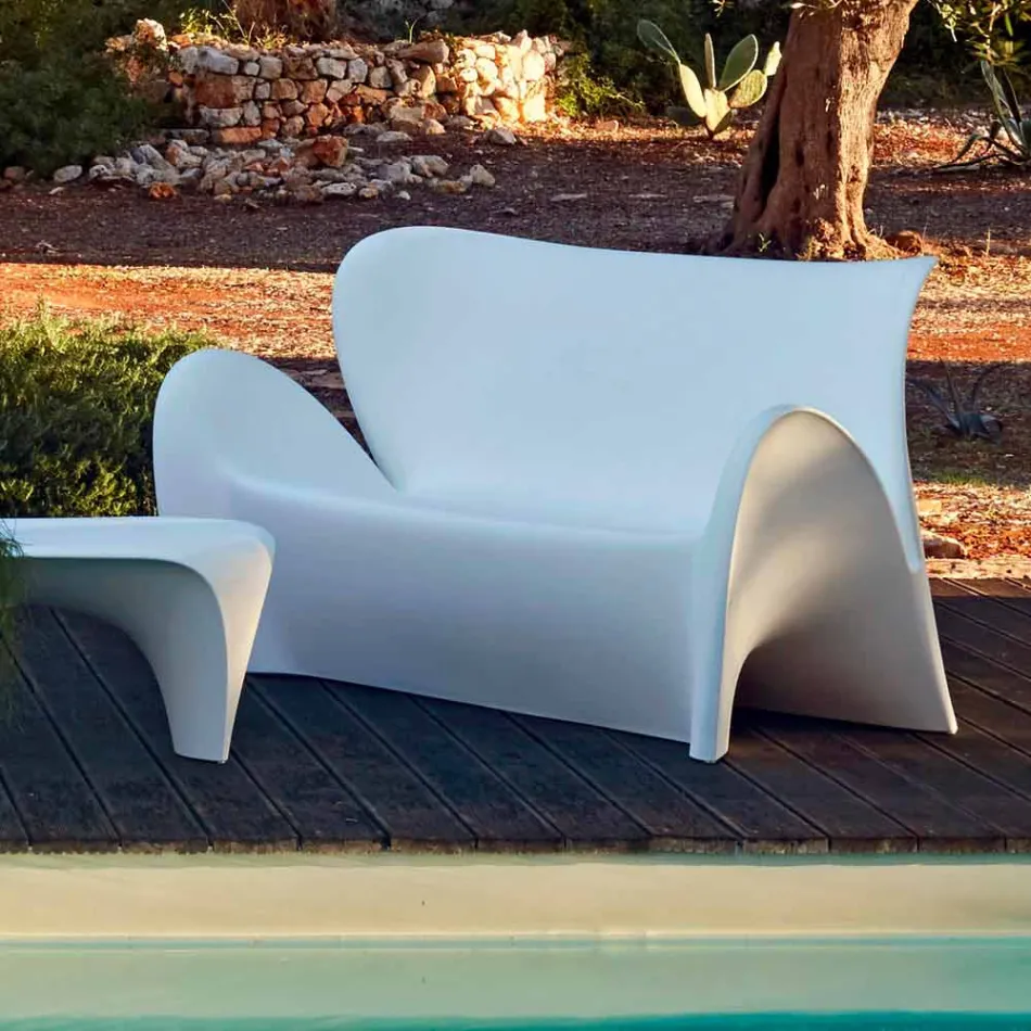 Outdoor oder Indoor Wohnzimmer Sofa Colored Plastic Design - Lily von Myyour Viadurini