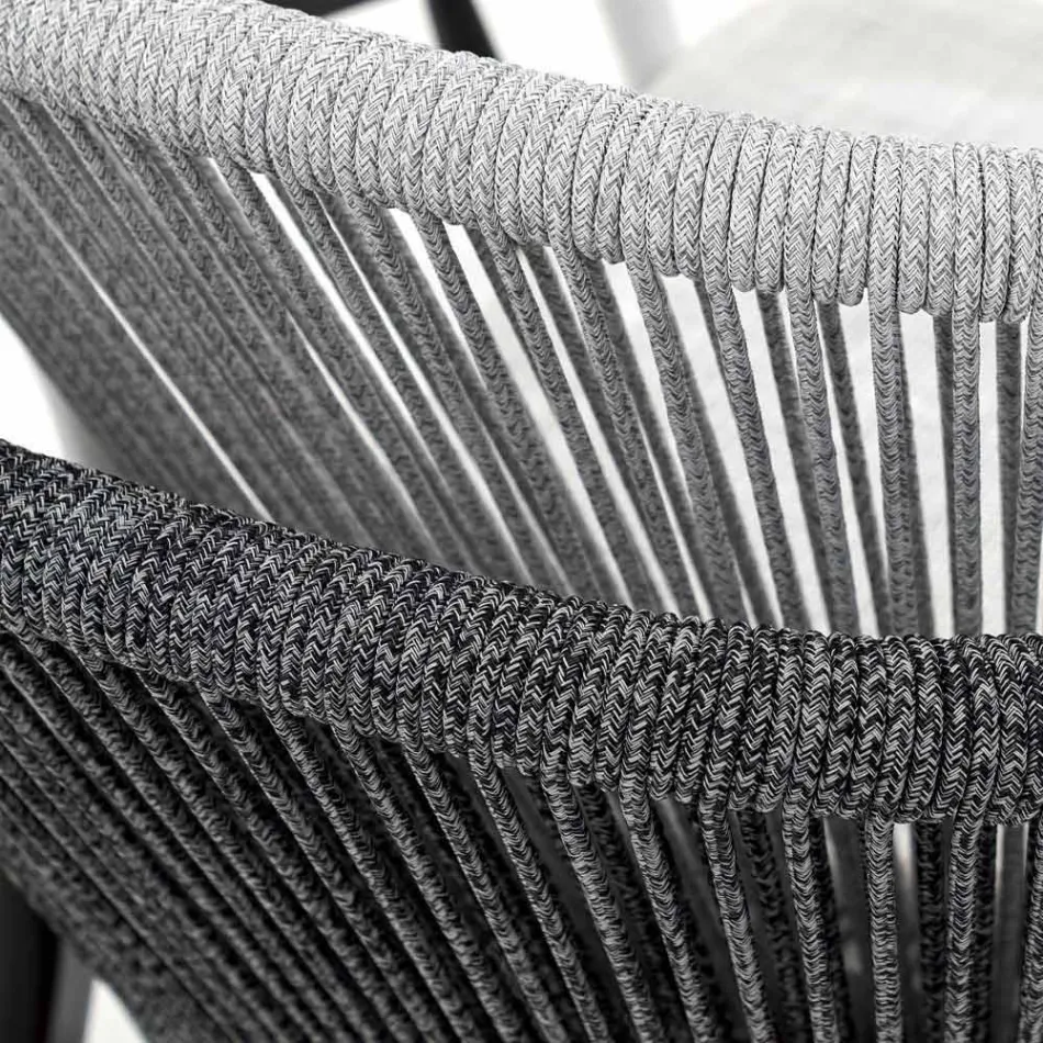 Zweisitzer Garden Stacking Sofa Aluminium und Stoff - Smart By Varaschin Viadurini