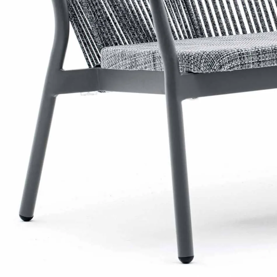 Zweisitzer Garden Stacking Sofa Aluminium und Stoff - Smart By Varaschin Viadurini