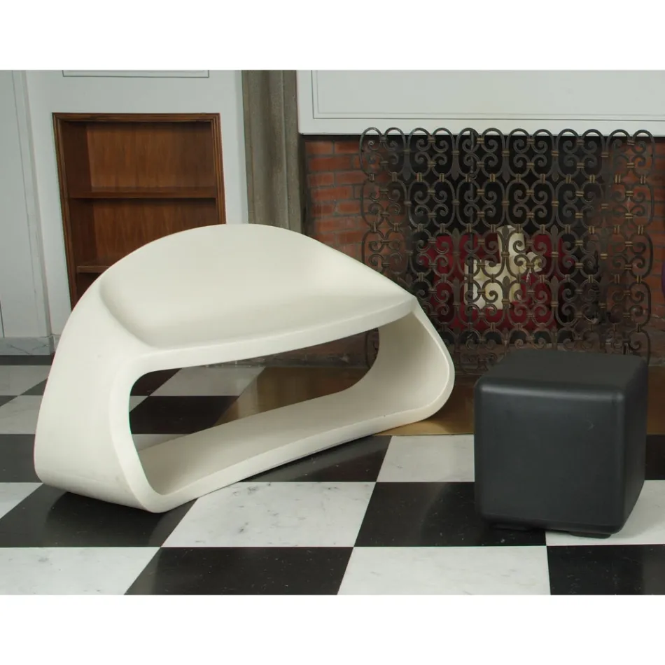 Zweisitzer-Sofa für den Innen- oder Außenbereich aus Polyethylen Made in Italy - Doubles Viadurini