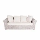 Outdoor / Indoor 3-Sitzer-Sofa in Luxus Rattan Homemotion - Francioso Viadurini