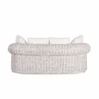Outdoor / Indoor 3-Sitzer-Sofa in Luxus Rattan Homemotion - Francioso Viadurini