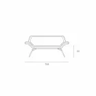 Made in Italy Wartesofa aus Kunstleder Cesare Leder Viadurini