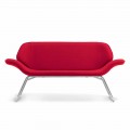 Design Wartzimmer Sofa aus Kunstleder made in Italy Cesare