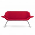 Design Wartzimmer Sofa aus Kunstleder made in Italy Cesare