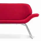 Made in Italy Wartesofa aus Kunstleder Cesare Leder Viadurini