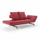 Ghia von Innovation Design Schlafsofa in gepolstertem Stoff Viadurini